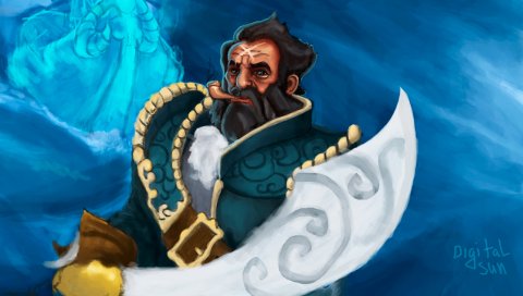DOTA 2, искусство, Kunkka