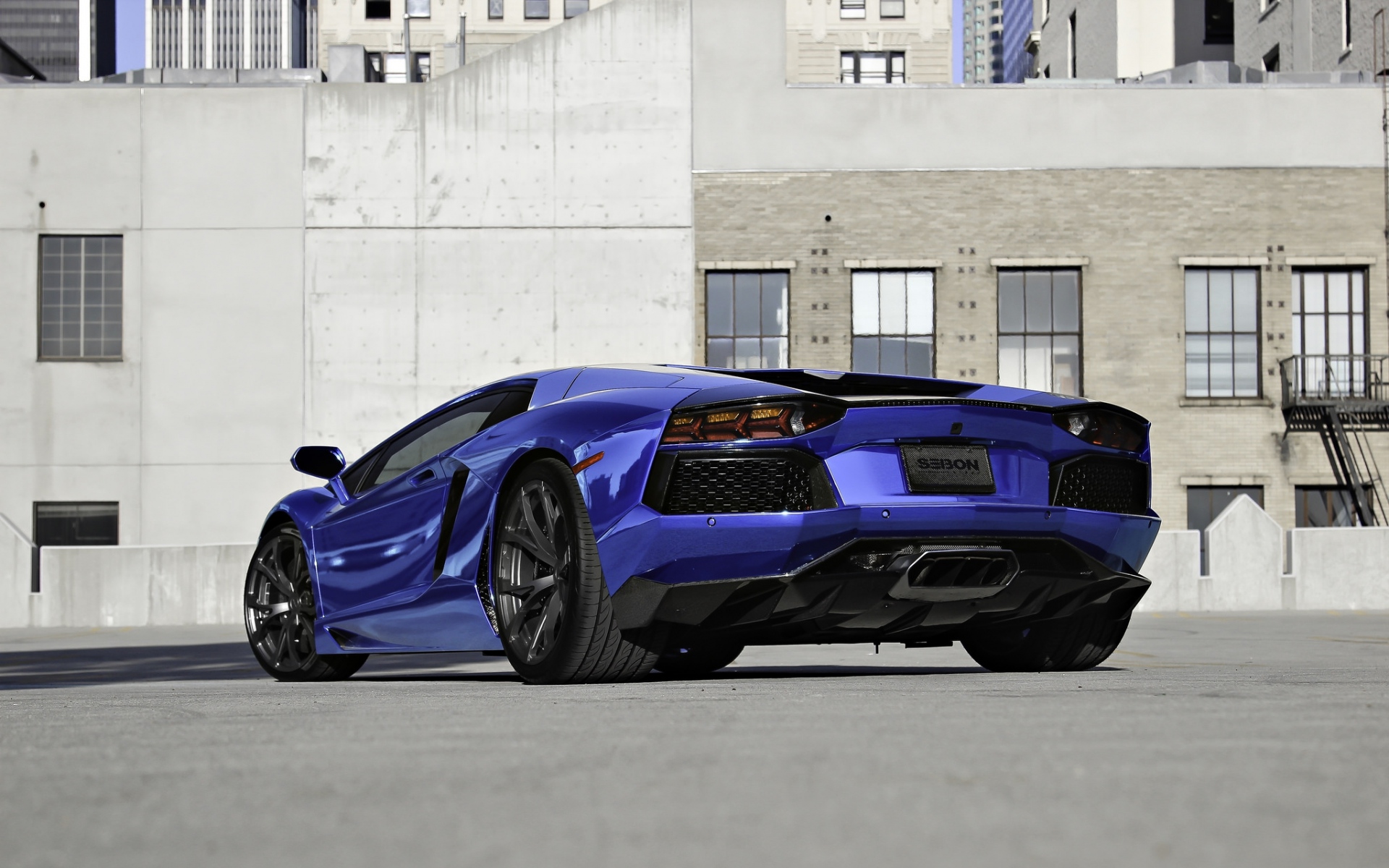Картинки Ламборджини, Aventador, LP700-4, синие фото и обои на рабочий стол