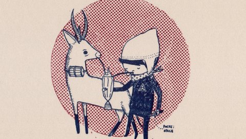 ghostpatrol, олень, люди, еда, рисование