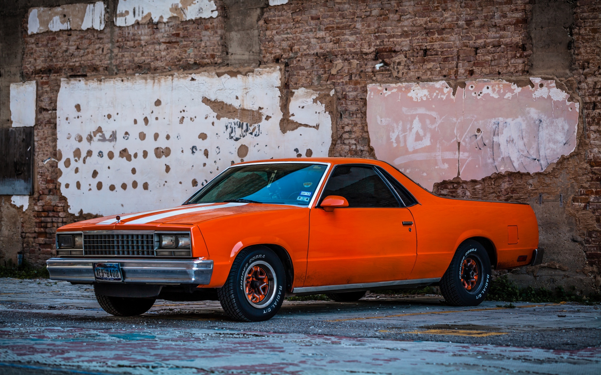 Картинки автомобиль, Chevrolet El Camino, улица, ретро фото и обои на рабочий стол