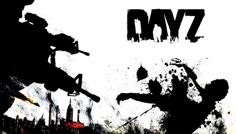DayZ, зомби, арма 2, г день, оружие, выживание, зомби, день, война, кровь, небо, черно-белый