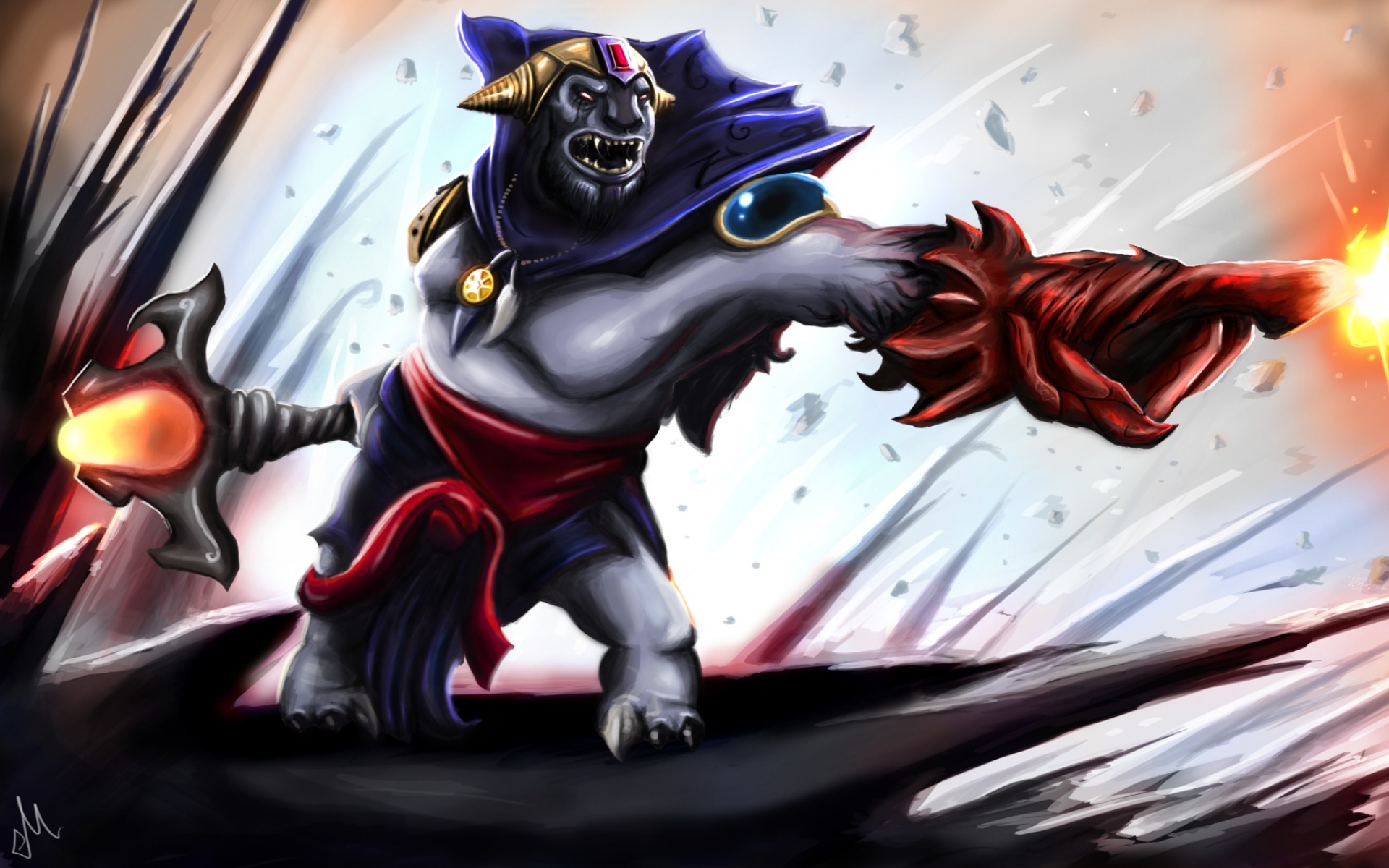 Картинки DOTA 2, искусство, лев фото и обои на рабочий стол