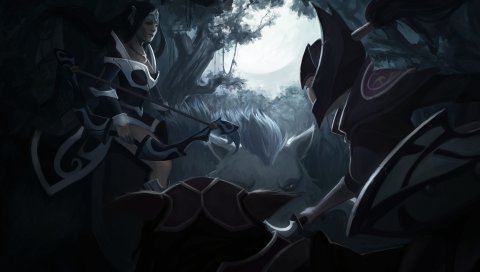 Mirana, Luna, DOTA 2, ст