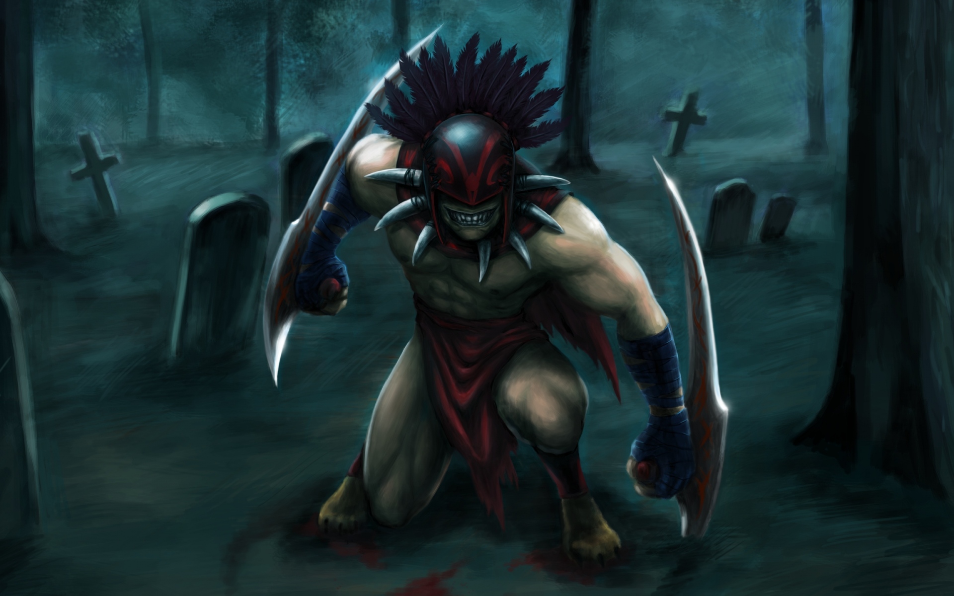 Картинки Bloodseeker, DotA 2, ст фото и обои на рабочий стол