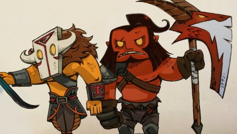 jugg, топор, дот 2, искусство