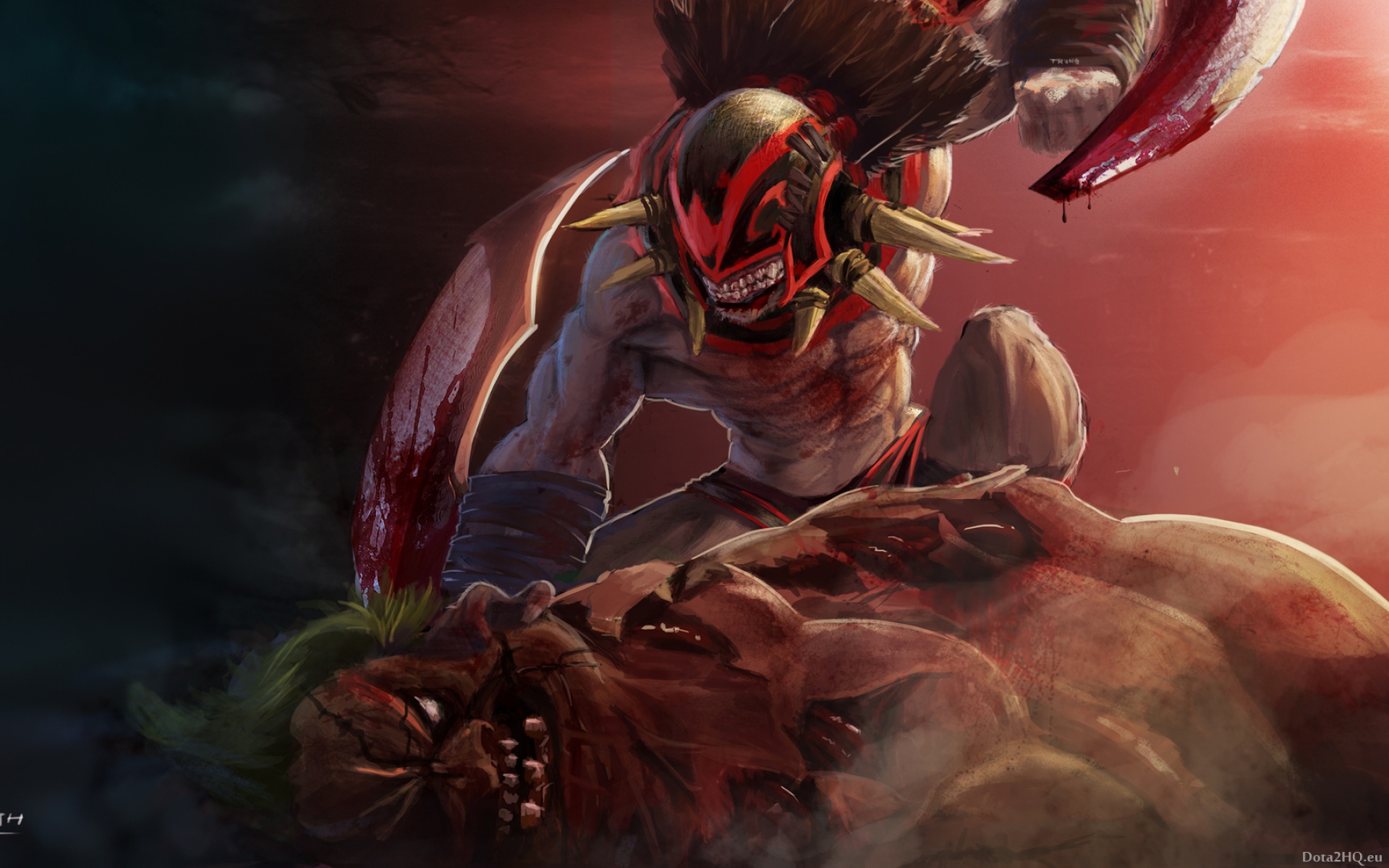 Картинки Bloodseeker, коротышка, дота 2 фото и обои на рабочий стол