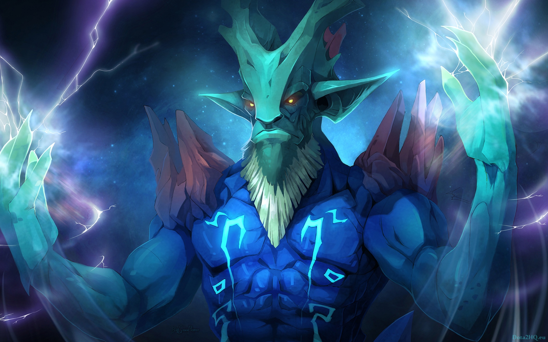 Картинки leshrac, DOTA 2, искусство фото и обои на рабочий стол