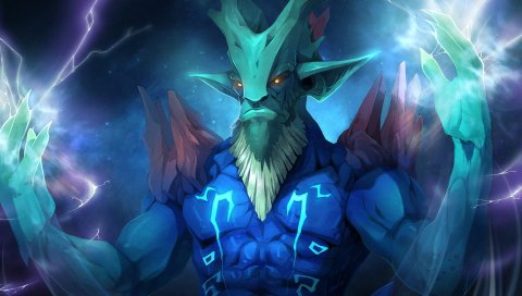 leshrac, DOTA 2, искусство