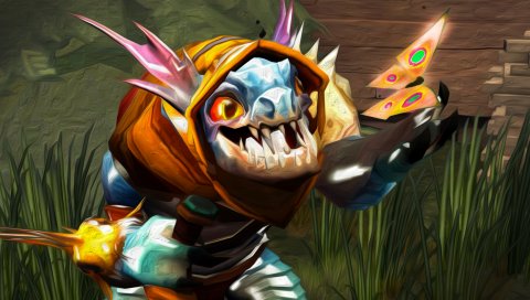 Slark, 3d искусство, дот 2