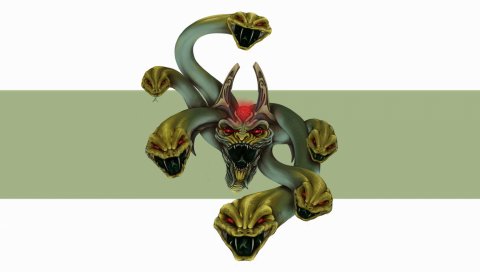 медузы , горгоны, DOTA 2,голова