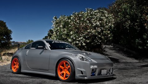 Nissan, 350z, тюнинг, автомобиль