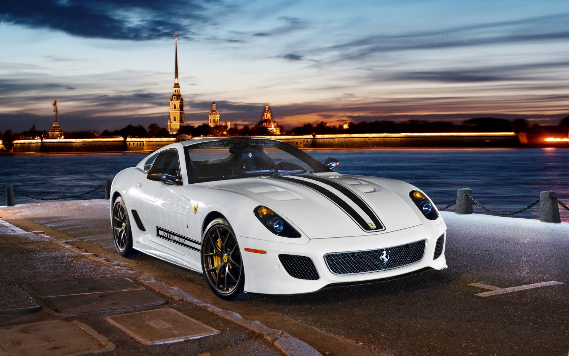 Картинки феррари, 599 GTO, 2-местный фото и обои на рабочий стол