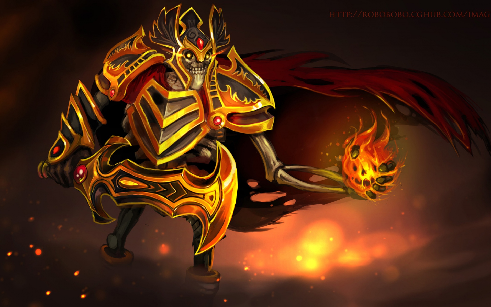 Картинки скелет король, dota2, черный феникс набор фото и обои на рабочий стол