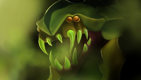 Lesale deathbringer, venomancer, dota 2, art