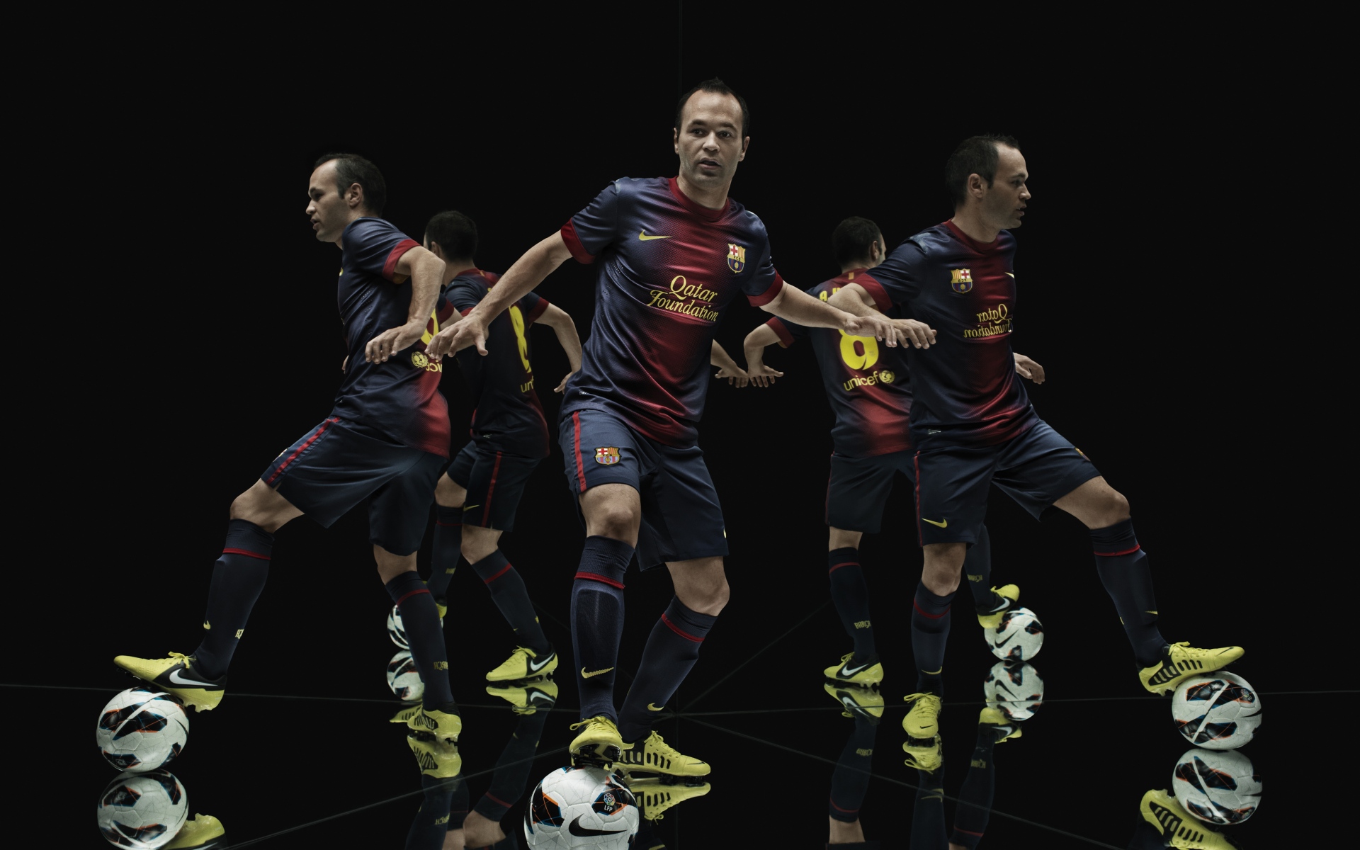 Картинки Andres iniesta, barca, fc barcelona, фото и обои на рабочий стол