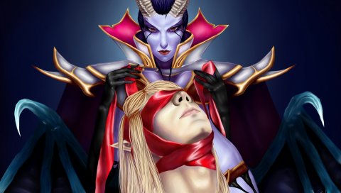Королева боли, invoker, dota 2