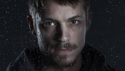 Joel kinnaman, актер, человек, мужчина, капля, усы, борода