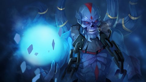 Ethreain, lich, dota 2, art