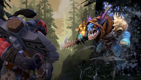 Ax, slark, dota 2, art