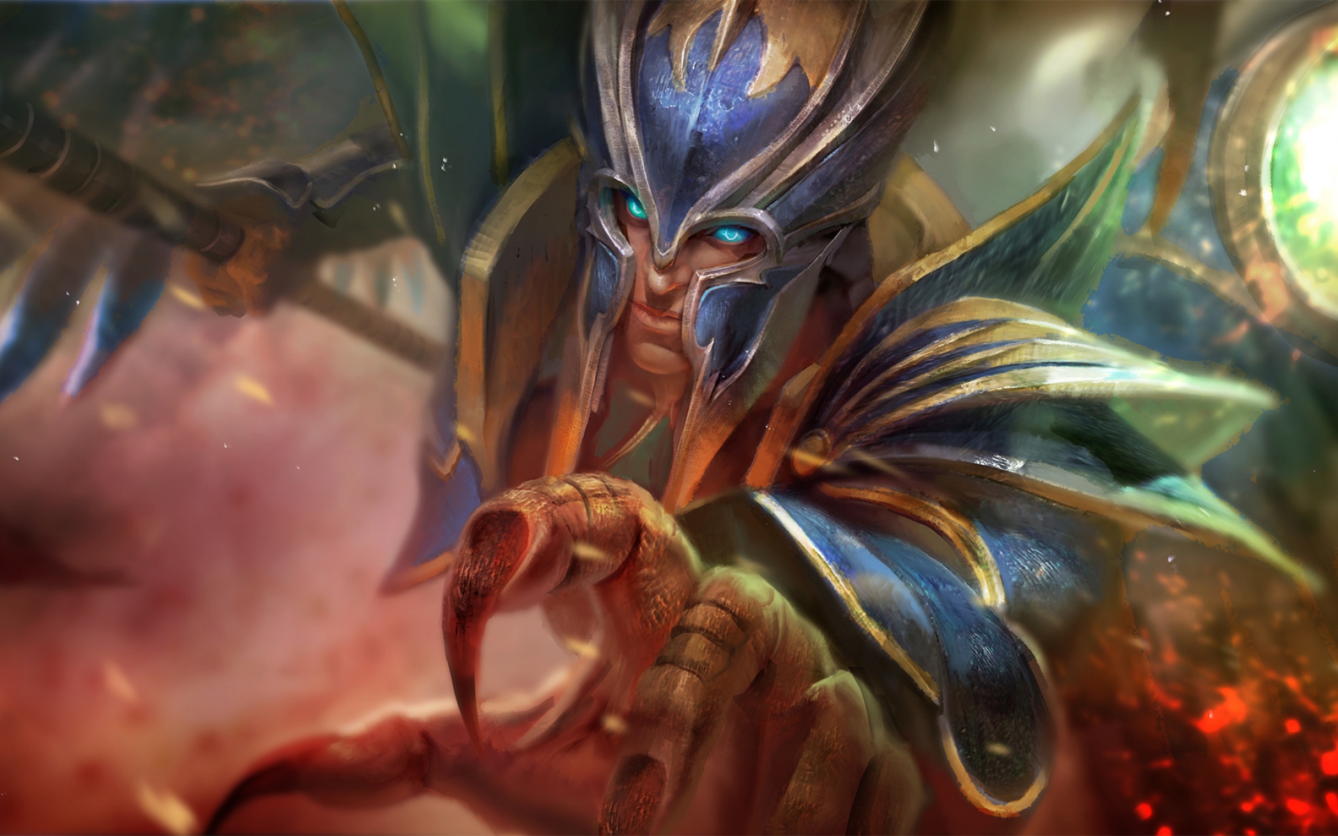 Картинки Skywrath mage, облако подделано, dota 2, art фото и обои на рабочий стол
