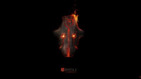 Маска, dota 2, логотип