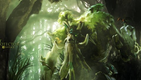 Rooftrellen, treant protector, dota 2