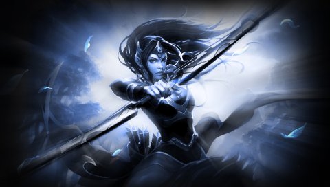 Mirana, art, dota 2
