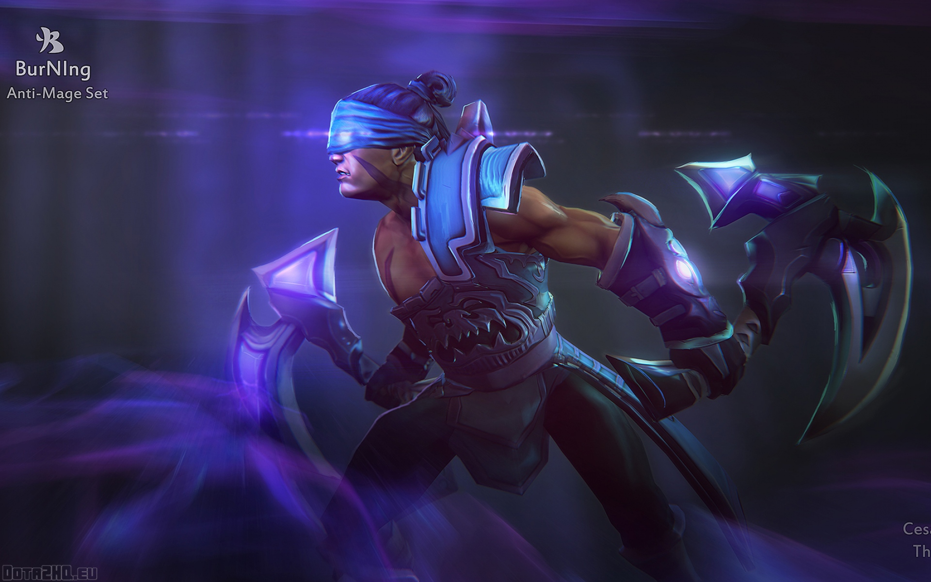 Картинки Anti-mage, dota 2, набор для горения фото и обои на рабочий стол