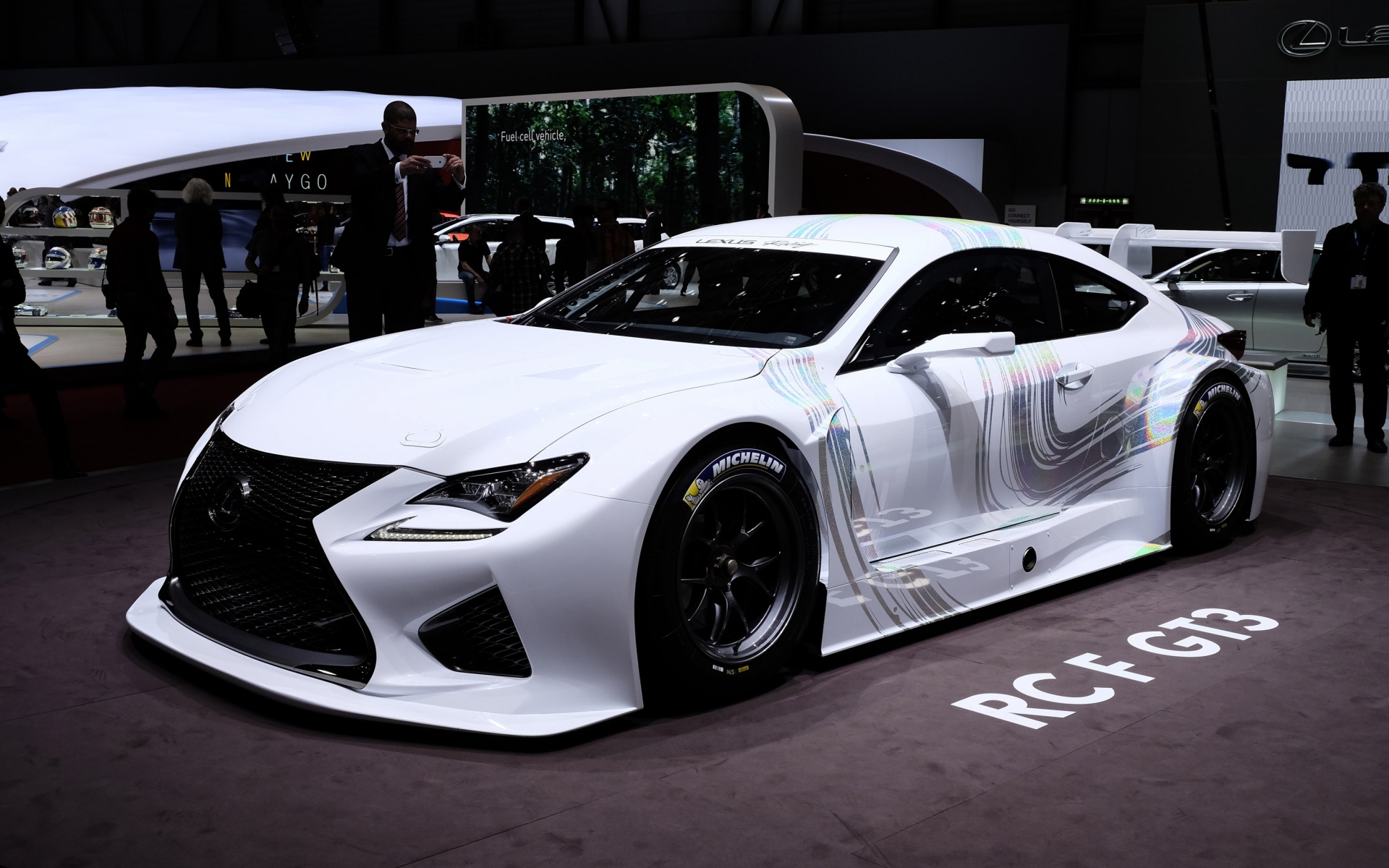 Картинки Гоночный прототип, lexus, rcf, gt3, geneva, 2014, концепция фото и обои на рабочий стол