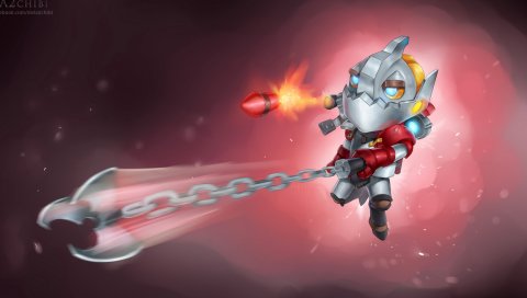 Rattletrap, clockwerk, chibi, dota 2