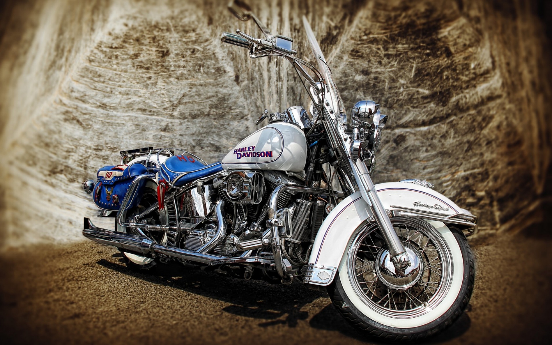 Картинки Harley-davidson, hdr, motorcycle фото и обои на рабочий стол