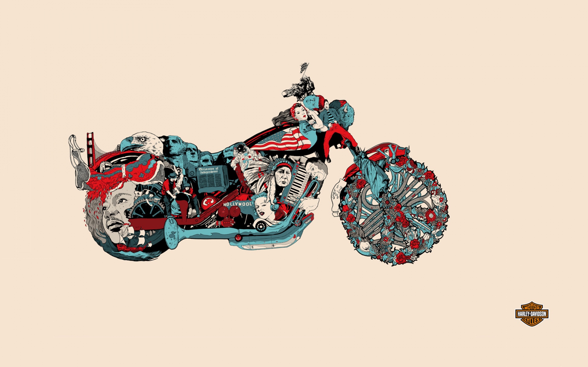 Картинки Harley davidson реклама, harley davidson, история, мотоцикл, велосипед, фон фото и обои на рабочий стол