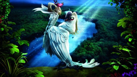 Rio 2, rio de janeiro, Бразилия, птица, попугай, лягушка, река, джунгли, цветы
