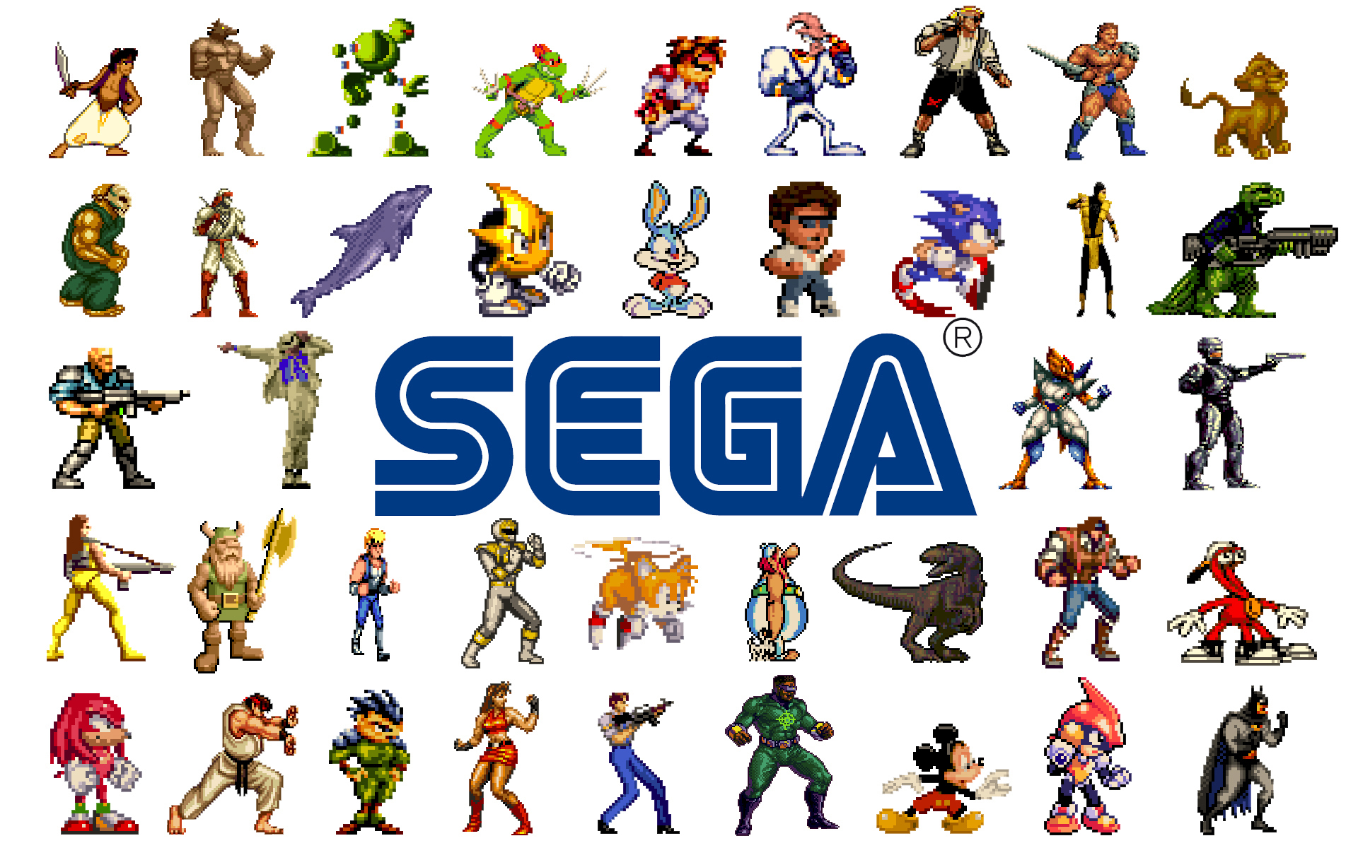Картинки Sega, sonic, крошечный toon, shinobi, aladin, сказки, золотой топор, 16 бит фото и обои на рабочий стол
