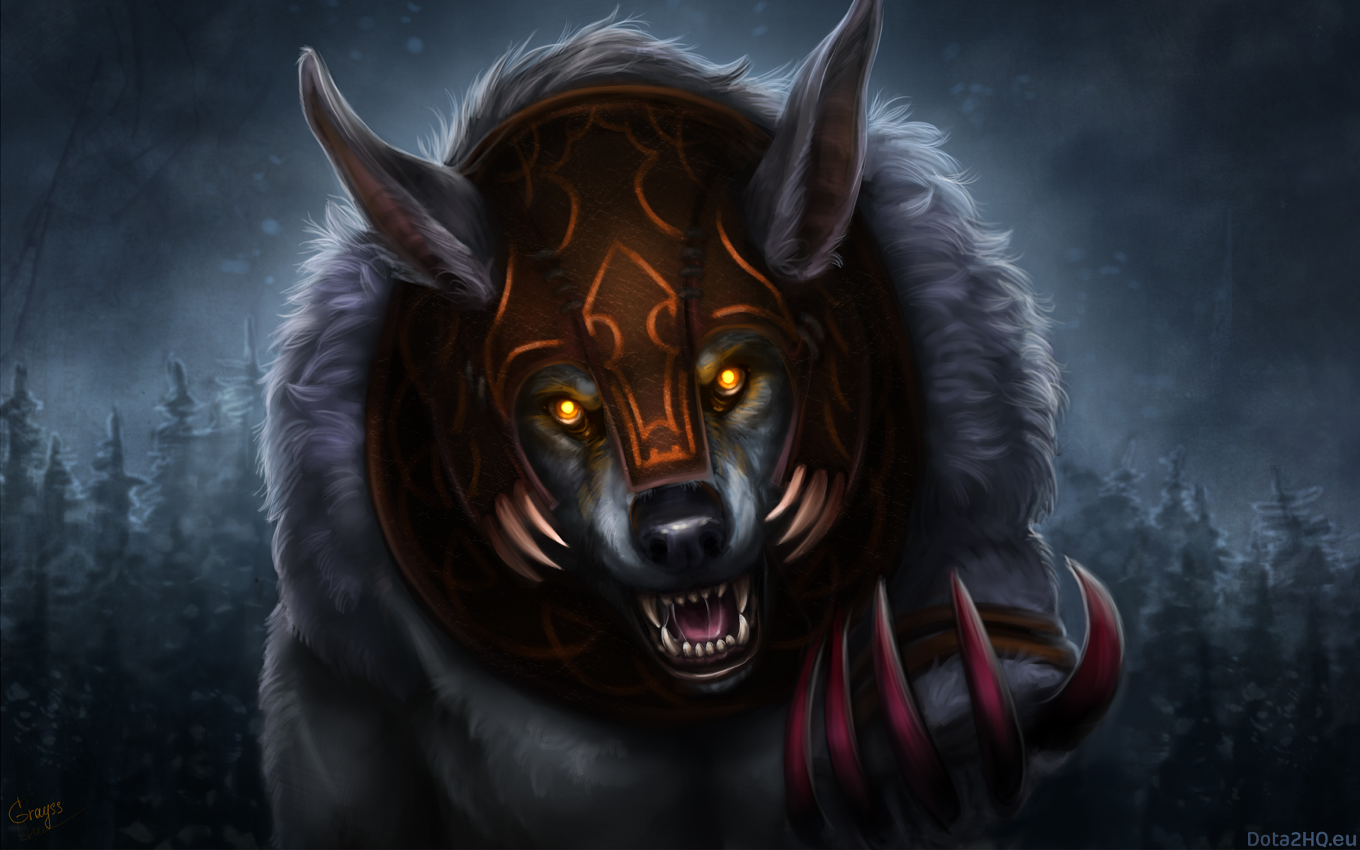 Картинки Ulfsaar, ursa warrior, dota 2 фото и обои на рабочий стол