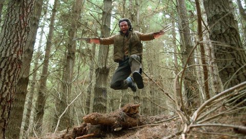 Hugh jackman, x-men, росомаха, когти, ярость, лезвие