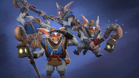 Meepo, geomancer, dota 2, пользовательский набор
