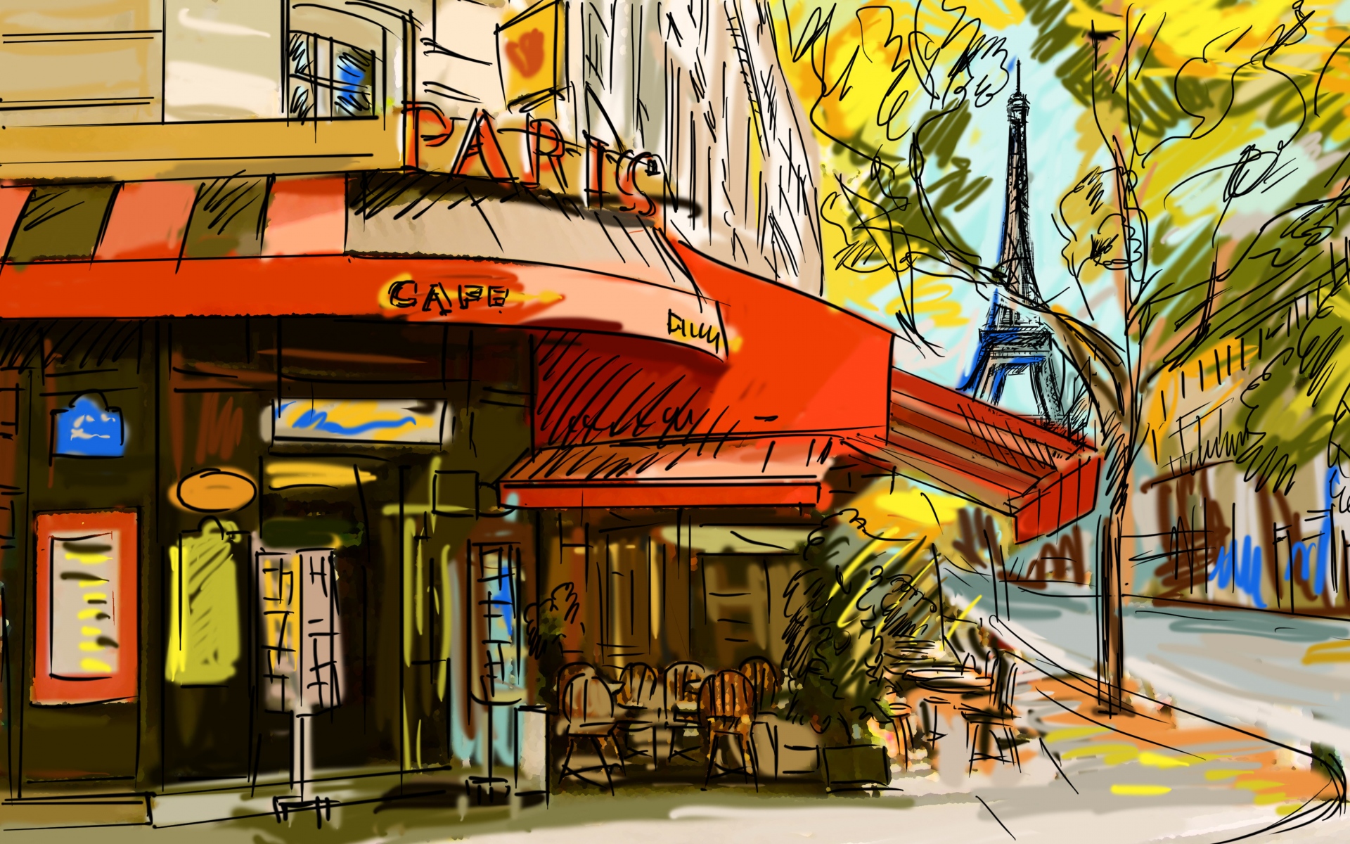 Картинки Франция, кафе, фотография, париж фото и обои на рабочий стол