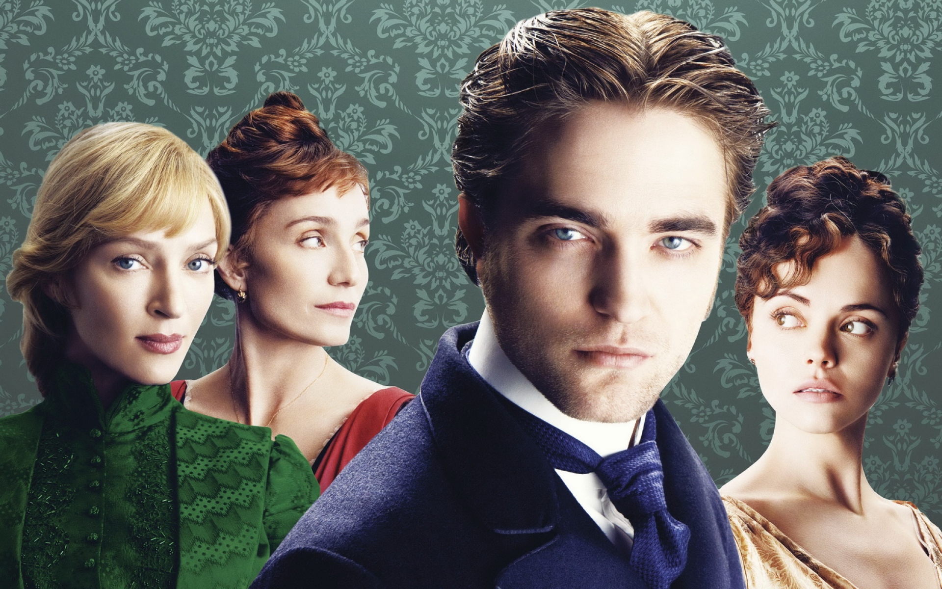 Картинки Bel ami, robert pattinson, georges duroy, uma thurman, madeleine forestier фото и обои на рабочий стол