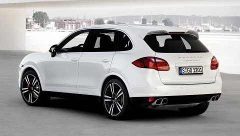 порш кайенский, 2013, турбо s, Porsche Cayenne Turbo s 2013, белый