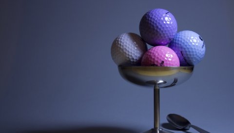 гольф,мячи для гольфа, имитация, еда