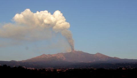 вулкан, Этна, сицилия, величина, землетрясение, северная Калифорния