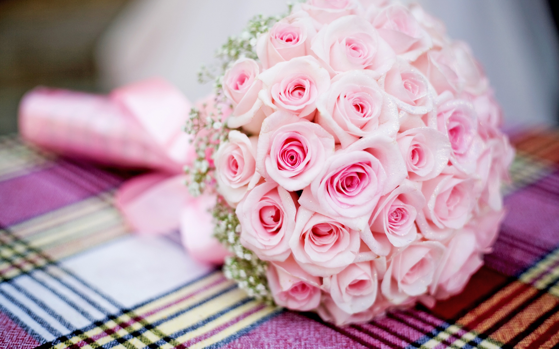 Картинки розовый, букет, розы, свадьба фото и обои на рабочий стол