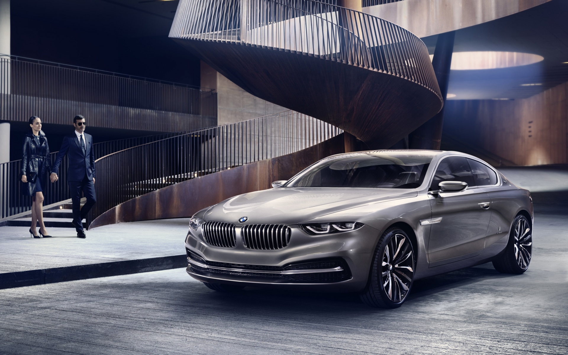 Картинки BMW M3, стиль, BMW, автомобили, лестницы, люди фото и обои на рабочий стол
