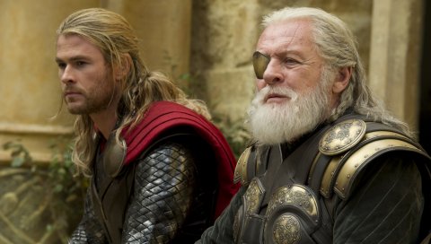 Thor темный мир, Thor, Одина, Крис Хемсворт, Энтони Хопкинс