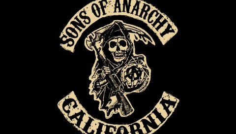 Сыны анархии, телесериалы, логотип, калифорния