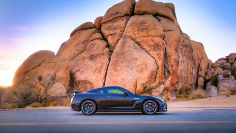 Nissan GT 2014, Nissan, автомобили, новый, вид сбоку