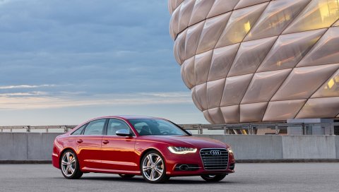 ауди s6, авто, красный, новый, 2014