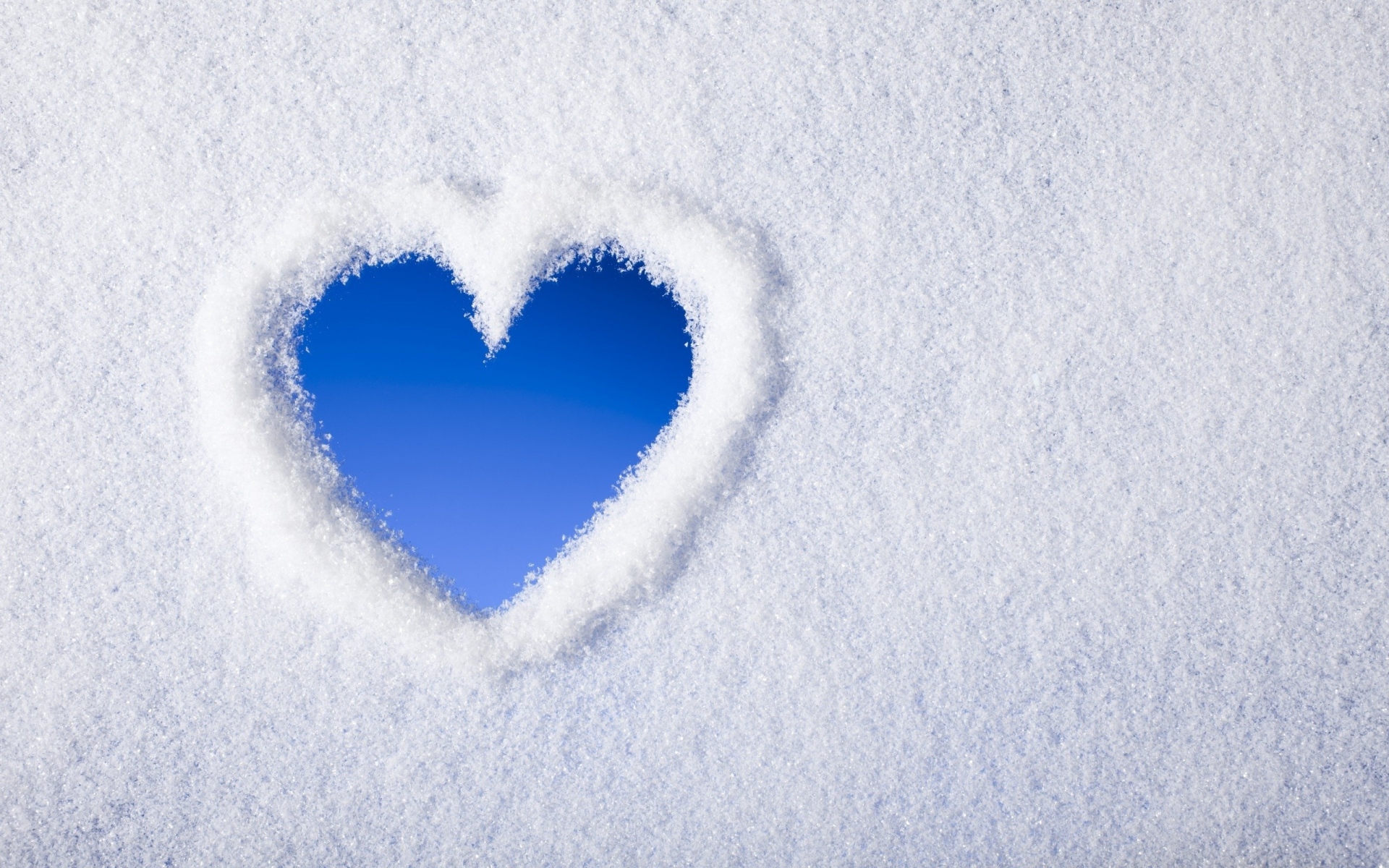 Картинки сердце, снег, любовь, зима фото и обои на рабочий стол