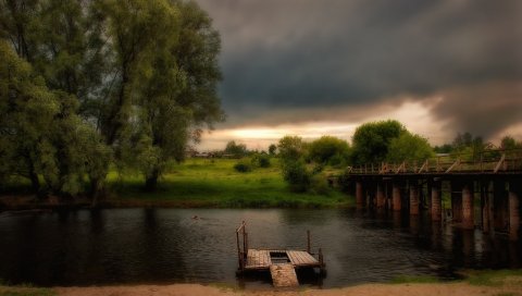 Ривер, солнце, трава, ВСД